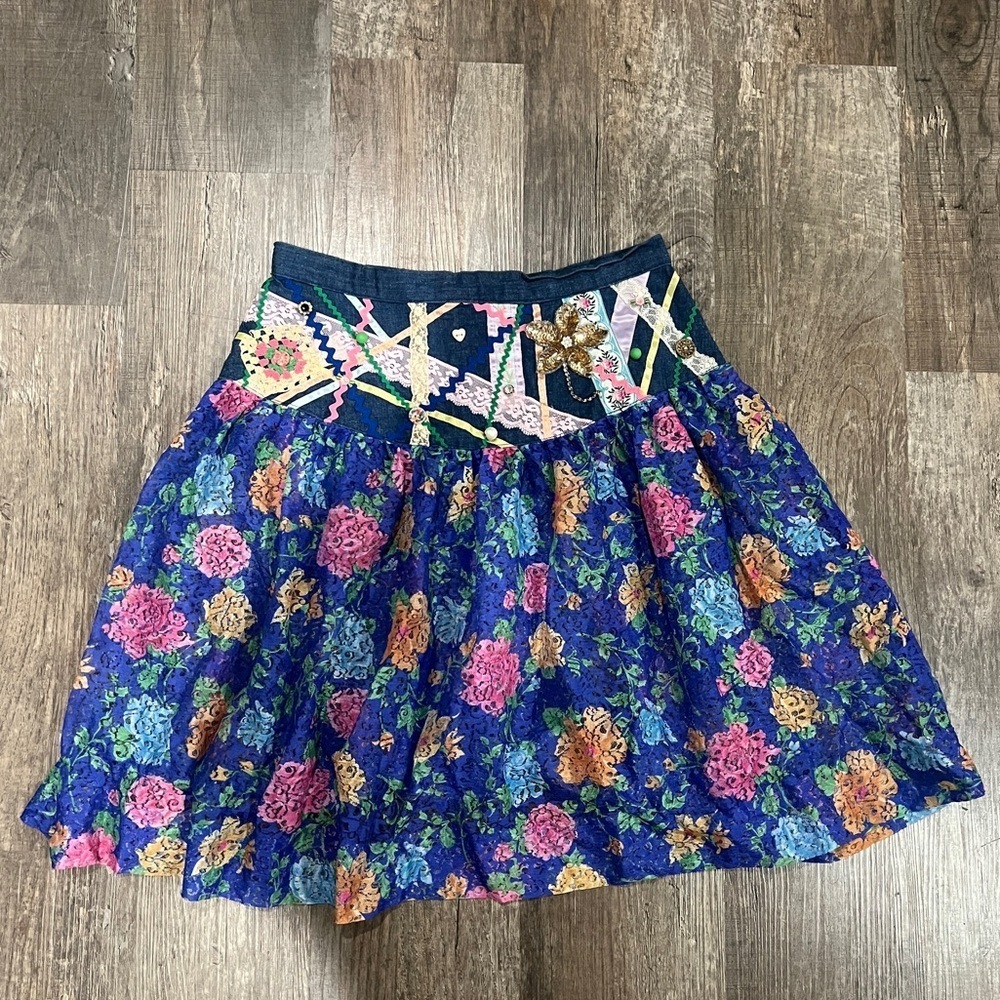 Vintage Handmade Flared Skirt